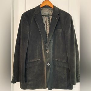 Men’s Black Velvet Blazer. Size XL.